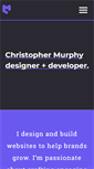 Mobile Screenshot of christopherianmurphy.com