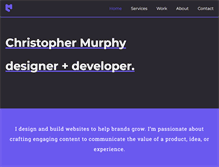 Tablet Screenshot of christopherianmurphy.com